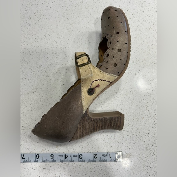 Gold Button Mary Jane’s - Picture 3 of 3